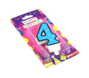 Świeczka urodzinowa "4"
