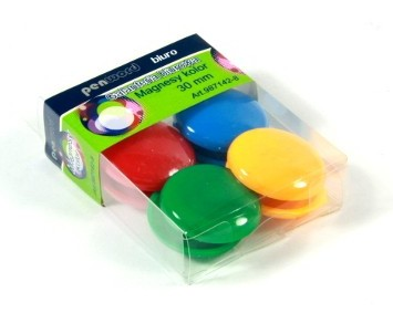 Magnesy kolor 30mm a'8