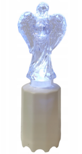 Wkład LED anioł z bateriami 17cm