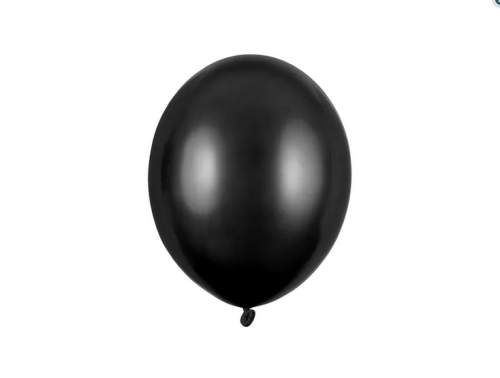 Balony Strong 27cm Metallic Black 100szt/opak