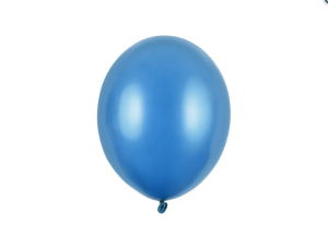 Balony Strong 27cm Metallic Caribb. Blue 100sztopak