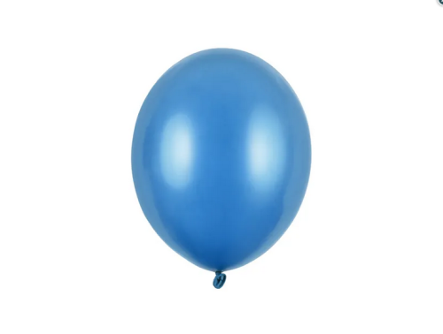 Balony Strong 27cm Metallic Caribb. Blue 100sztopak