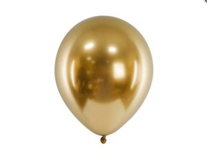 Balony Glossy 30cm złoty 10szt/opak