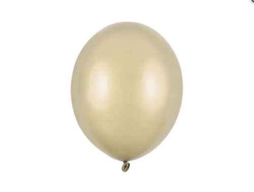 Balony Strong 30 cm Metallic Cold Gold 100szt/opak