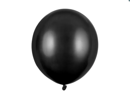 Balony Strong 43cm Metallic Black 25szt/opak