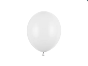Balony Strong 23cm Pastel Pure White 100szt/opak