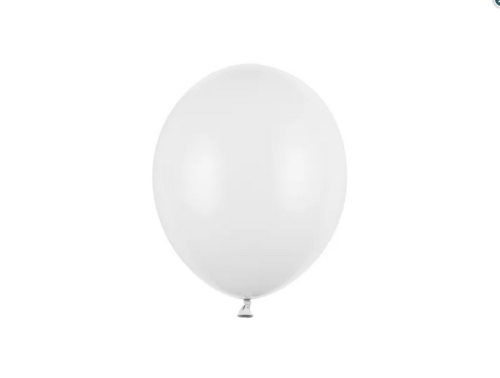 Balony Strong 23cm Pastel Pure White 100szt/opak