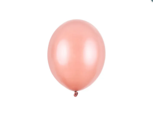 Balony Strong 23cm Metallic Rose Gold 100szt/opak
