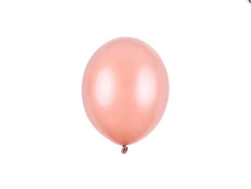Balony Strong 12cm Metallic Rose Gold 100szt/opak
