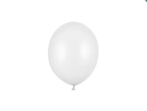 Balony Strong 12cm Metallic Pure White 100szt/opak