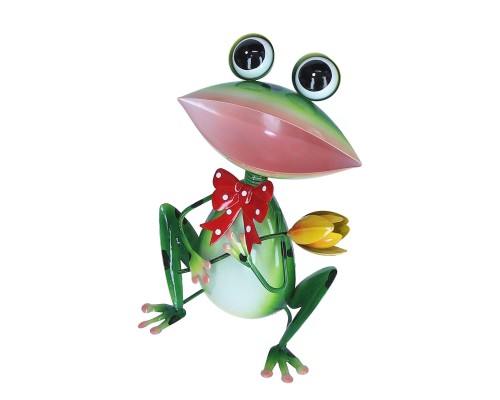 Żabka z metalu do dekoracji 35x21cm