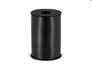 Wstążka plastikowa czarny 5mm/225m