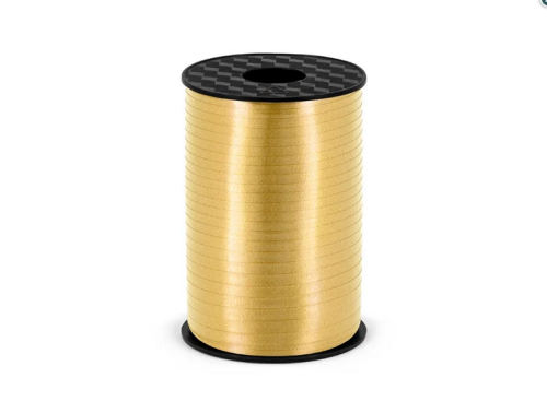 Wstążka plastikowa złoty 5mm/225m