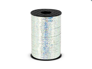 Wstążka plastikowa srebrny 5mm/225m