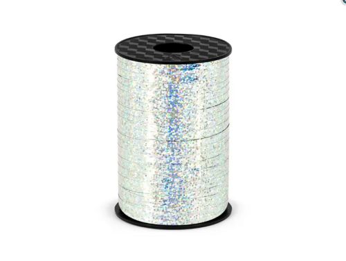 Wstążka plastikowa srebrny 5mm/225m