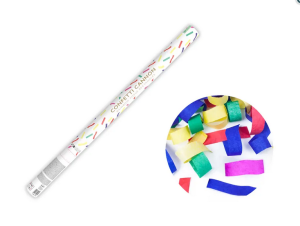 Tuba z konfetti mix 80cm