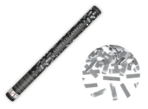 Tuba strzelająca srebrne konfetti 60cm