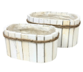 OSŁONKA WIKLINOWA S kpl.2szt. YD2301306 S2  WHITE