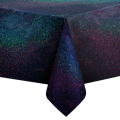 OBRUS CZARNY HOLO 137X274