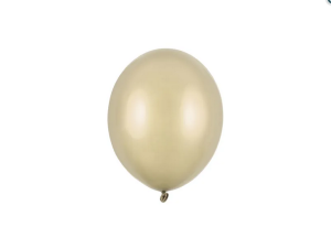 Balony Strong 12 cm Metallic Cold Gold 100szt/opak