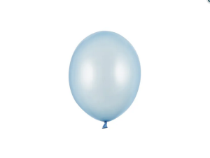 Balony Strong 12cm Metallic Baby Blue 100szt/opak