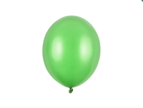 Balony Strong 27cm Metallic Bright Green 100szt/opak