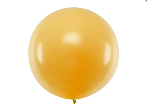 Balon okrągły 1m Metallic Gold