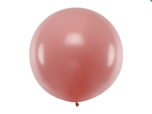 Balon okrągły 1 m Pastel Wild Rose