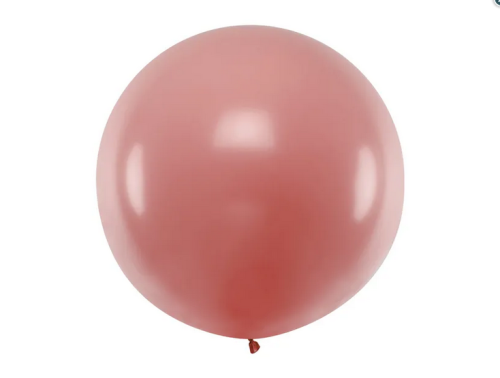 Balon okrągły 1 m Pastel Wild Rose