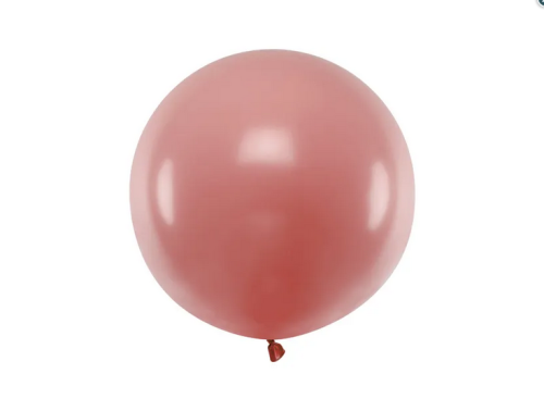 Balon okrągły 60 cm Pastel Wild Rose
