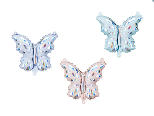 Balony foliowe do girland Motyle 19x23cm