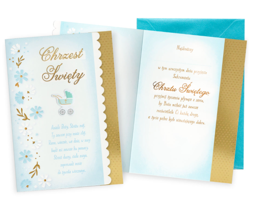Karnet DK-1302 Chrzest 