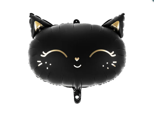 Balon foliowy Kotek 48x36cm czarny
