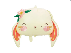 Balon foliowy Królik 65x55cm mix