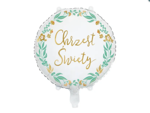 Balon foliowy ''Chrzest Święty'' 45cm mix