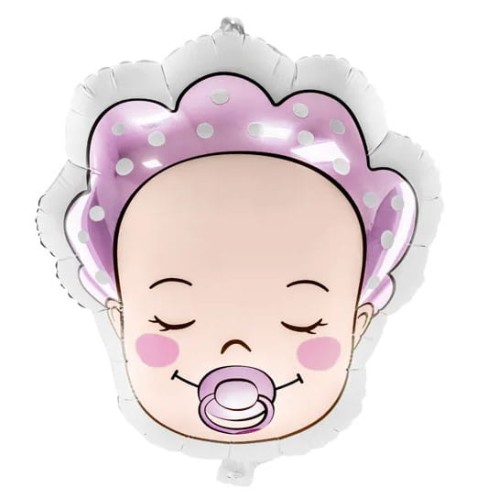 Balon foliowy Bobas - Dziewczynka 40x45cm