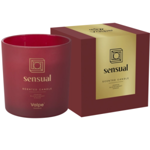 Świeca zapachowa z dwoma knotami Sensual 300g