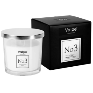 Świeca zapachowa z dwoma knotami Piwonia - Zamsz 300g