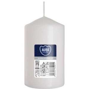 Świeca walec 60/100 Biała