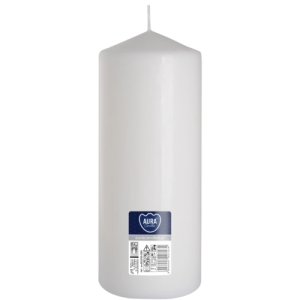 Świeca walec 80/200 Biała