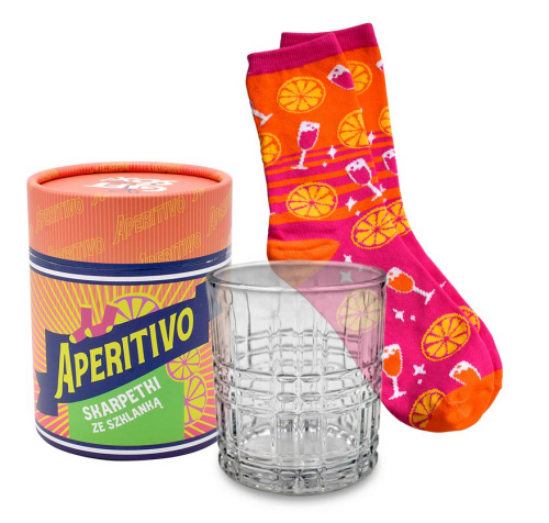 Skarpetki w szklance SWS-003 Aperitivo