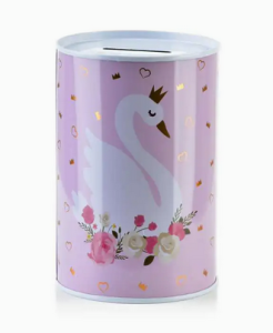 Skarbonka puszka metalowa 8x12,5cm