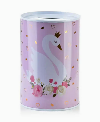 Skarbonka puszka metalowa 8x12,5cm