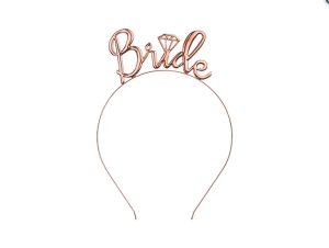 Opaska Bride różowe złoto