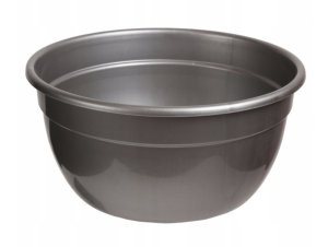 Miska plastikowa srebrna 15cm 