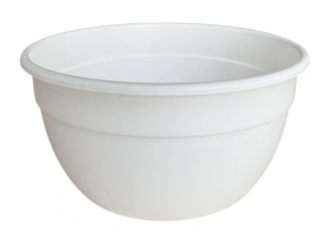 Miska plastikowa biała 25cm