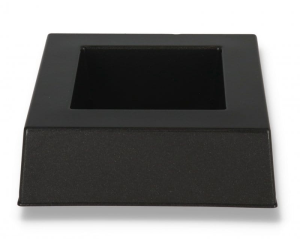 Osłonka plastikowa kwadrat  grafit 21cm