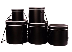 Flowerbox czarny kpl 5szt