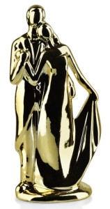 Figura para złoty 5x6xh17cm HTC9403