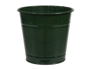 Wiaderko metalowe 13x12cm zielony